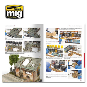 AMMO of Mig Jimenez 6135 HOW TO MAKE BUILDINGS. BASIC CONSTRUCTION AND PAINTING GUIDE (English) – immagine 3