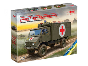ICM 35138 Unimog S 404 Krankenwagen German Military Ambulance 1/35 – immagine 2