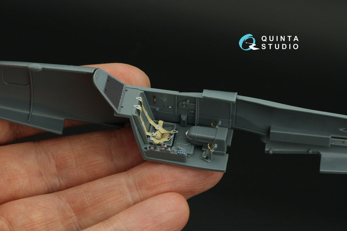 Quinta Studio QD48420 Bf 109K-4 3D-Printed &amp;amp; coloured Interior on decal paper (Eduard) 1/48 – zdjęcie 7
