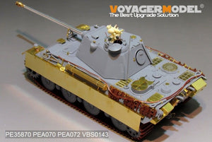 Voyager Model PE35870 WWII German Panther II Prototype Design Plan basic for AMUSING HOBBY 1/35 – immagine 3