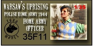 ToRo Model 35F11 Powstanie Warszawskie - Oficer Armii Podziemnej / Warsaw Uprising 1944 - Home Army Officer 1/35 – Bild 2