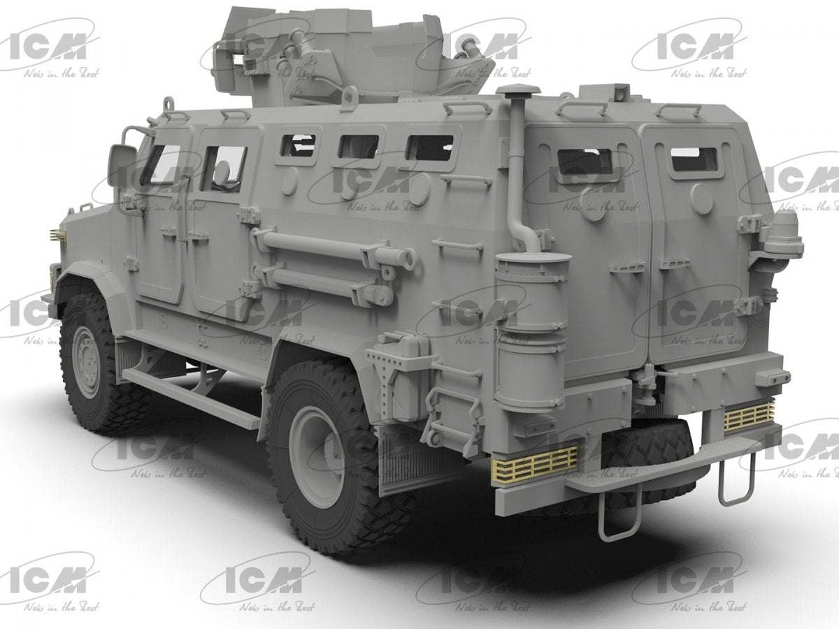 ICM 35014 Kozak-2 Ukrainian MRAP-class Armored Vehicle 1/35 – zdjęcie 5