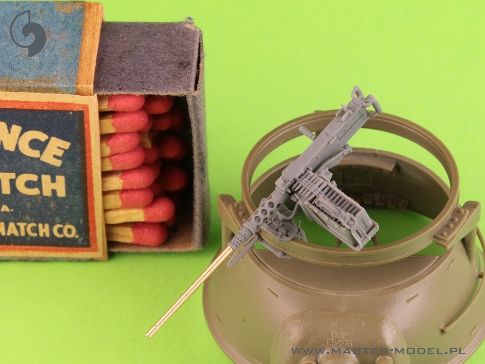 Master GM-35-073 Browning M2HB .50 cal (12,7mm) - do montażu na pierścieniu M49 (karetka D40721 / kołyska D40733 / skrzynka D40731 lub D90078) 1/35 – Bild 4