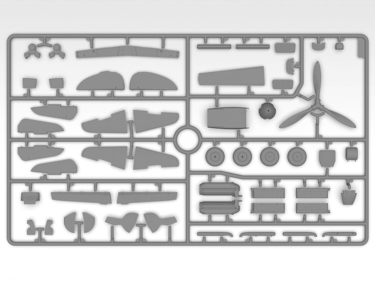 ICM 32092 Normandie-Niémen. Plane of Marcel Lefevre (Yak-9T with Marcel Lefevre figure) 1/32 – Bild 15