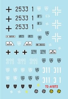 Star Decals 72-A1072 Wiking # 3. 1/72 – immagine 3