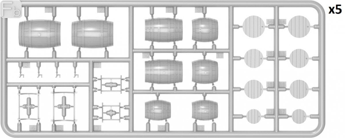 MiniArt 49014 WOODEN BARRELS 1/48 – image 3