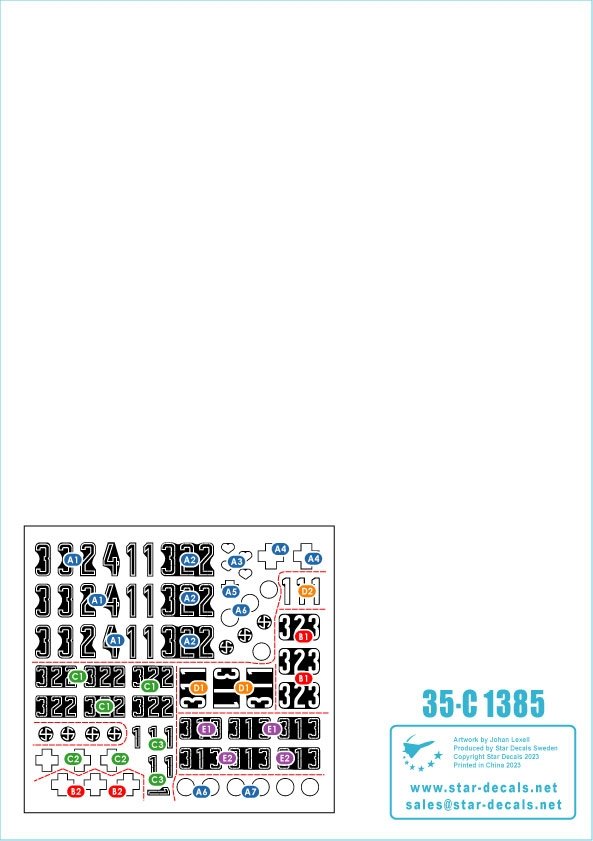 Star Decals 35-C1385 Wiking # 6. 5. SS-Wiking in Caucasus 1942-43. Pz IV Ausf F, Pz IV Ausf F2 and Pz IV Ausf G 1/35 – imagen 3