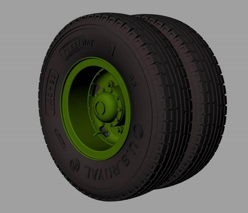 Panzer Art RE35-567 M54 Road wheels (US.Royal commercial pattern) 1/35 – immagine 3