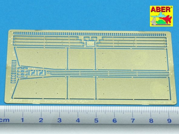 Aber 35A056 Osłony wieży do PzKpfw III 1/35 – zdjęcie 2