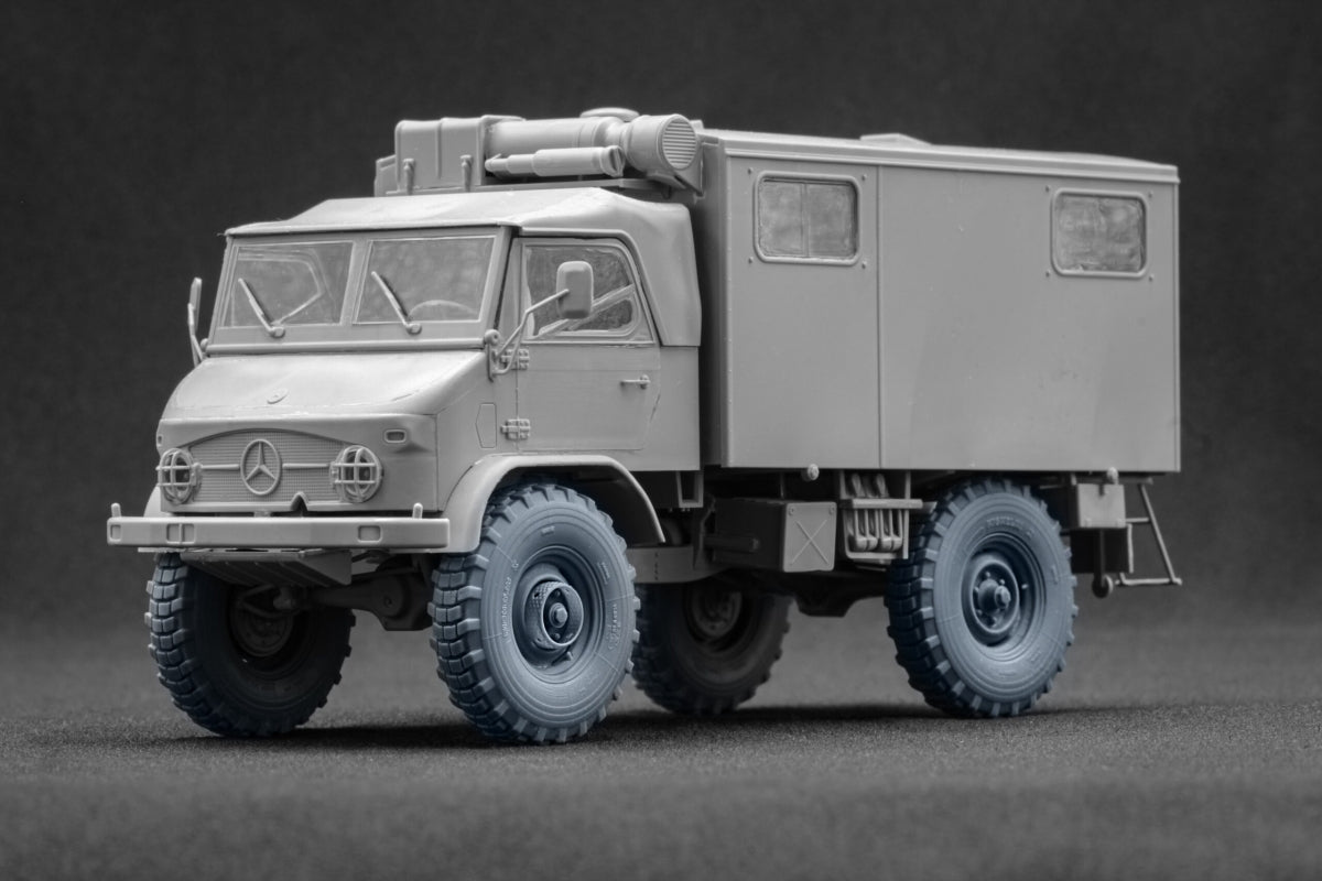 ScaleX WM 35023 Unimog 404 11.0R20 XOrdinary v2 Ordinary wheel set (for AK-Interactive, ICM, Revell) 1/35