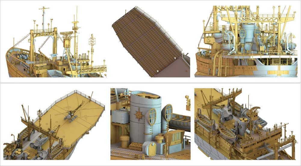 Pontos 25001R1 SOYA Antarctica Observation Ship 3rd. Corps 1/250 – zdjęcie 4