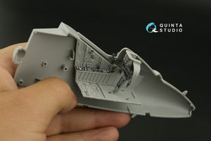 Quinta Studio QDS-32193 AV-8B Harrier II early 3D-Printed &amp;amp; colored Interior on decal paper (Trumpeter) (small) 1/32 – image 8