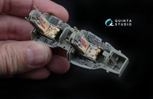 Quinta Studio QD48045 F-16D (block 30/40/50) 3D-Printed &amp;amp; coloured Interior on decal paper (for Kinetic kit) 1/48 – imagen 5