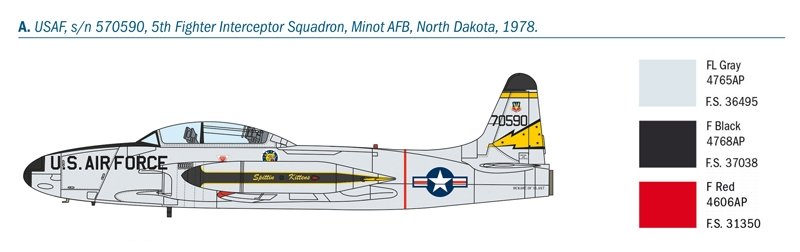 Italeri 1444 T-33A SHOOTING STAR 1/72  – image 10
