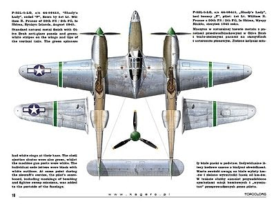 Kagero 15040 Pacific Lightnings Part I (kalkomania) PL/EN – immagine 6