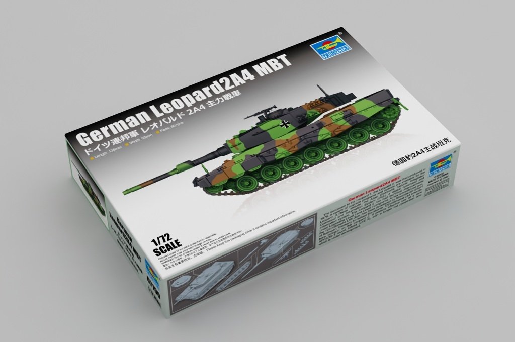 Trumpeter 07190 German Leopard 2A4 Main Battle Tank 1/72 – immagine 2