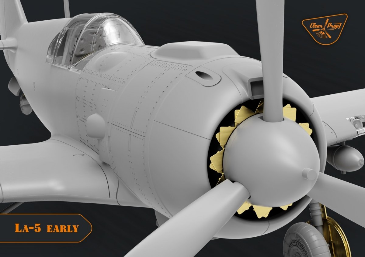 Clear Prop! CP72014 La-5 early version ADVANCED KIT 1/72 – zdjęcie 6