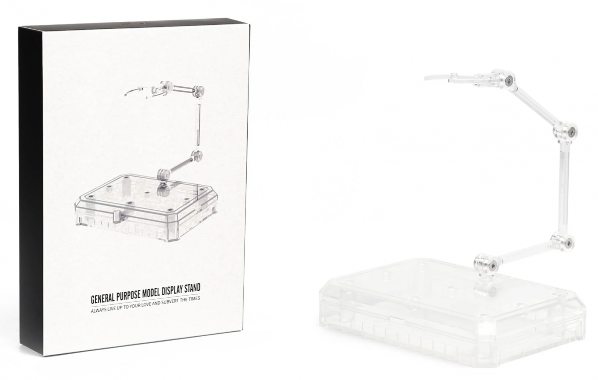 DSPIAE UMS-01CR General Purpose Model Display Stand (Clear)
