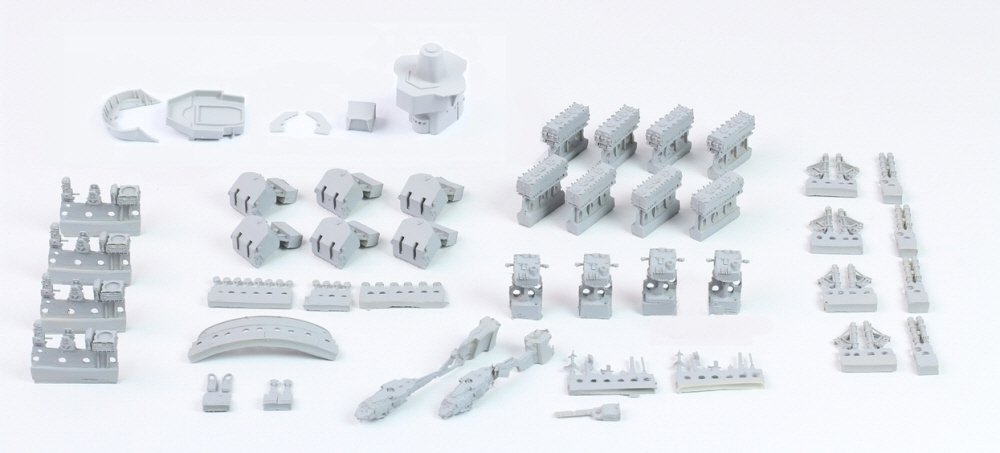 Pontos 35010F1 USS BB-64 Wisconsin 1991 Detail Up Set 1/350 – Bild 13