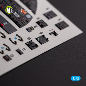 KELIK K72136 AVRO VULCAN B.2 Rear cockpit - interior 3D decals for Airfix kit 1/72 – image 3