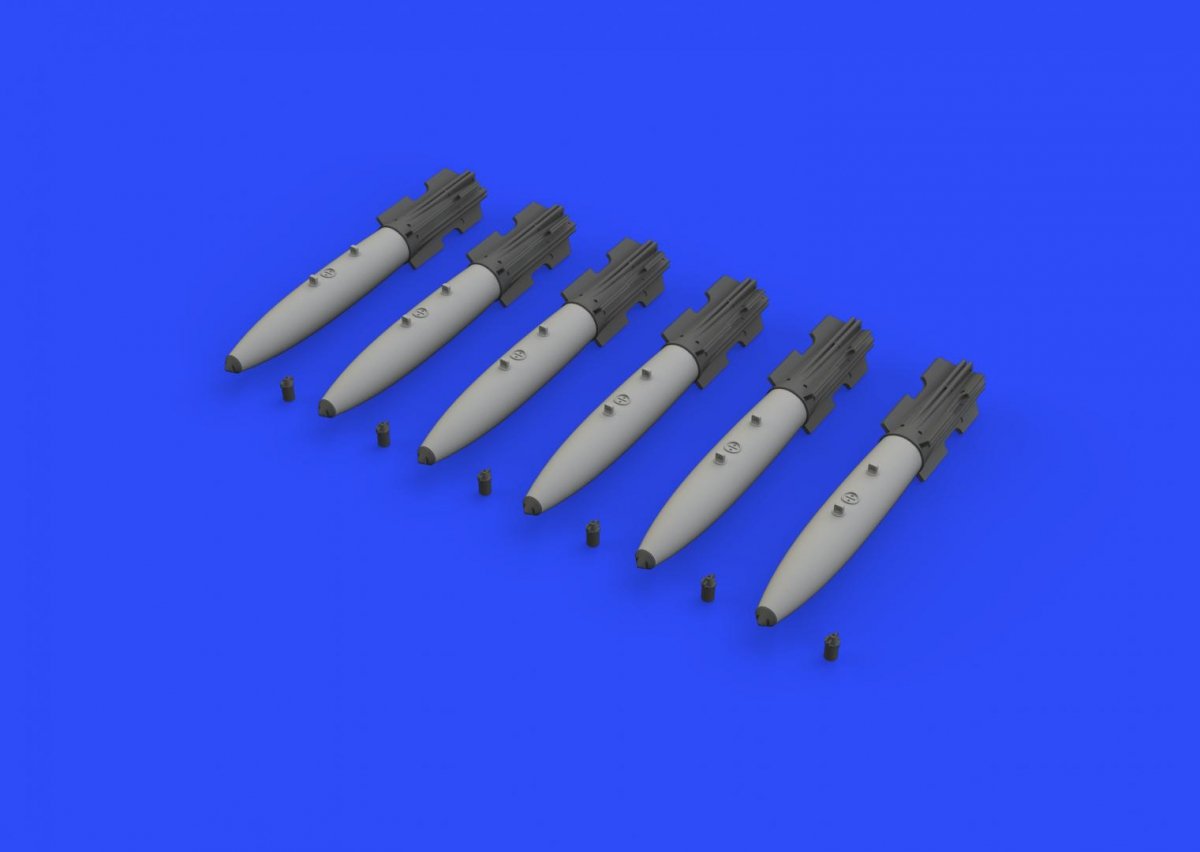 Eduard 632098 Mk.82 bomb w/ Mk.15 Snakeye Fins 1/32