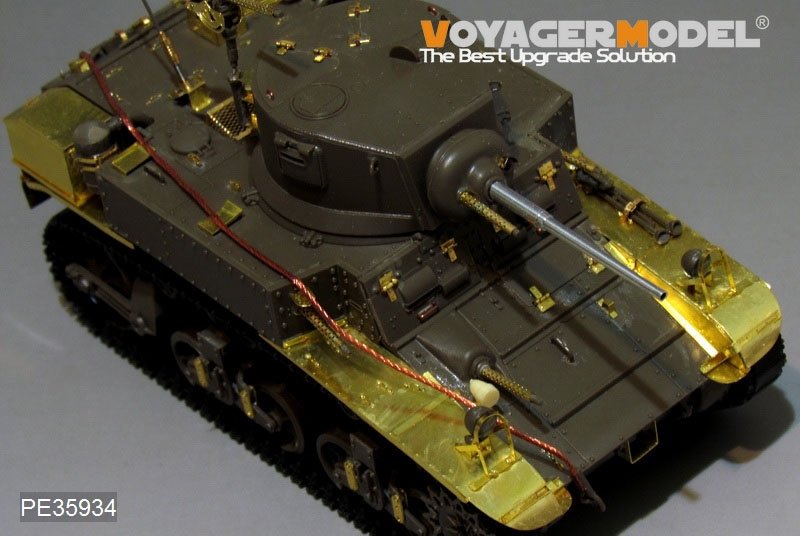 Voyager Model PE35934 WWII US M3 Stuart light tank basic For TAMIYA 35360 1/35 – Bild 8
