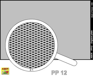 Aber PP12 Engrave plate (88 x 57mm) - pattern 12 – Bild 2