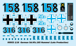 Trumpeter 00953 German Sd.Kfz.165 Hummel Late Production 1/16 – Bild 5