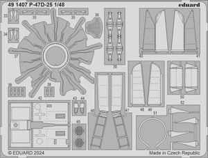 Eduard 491407 P-47D-25 MINIART 1/48 – zdjęcie 2