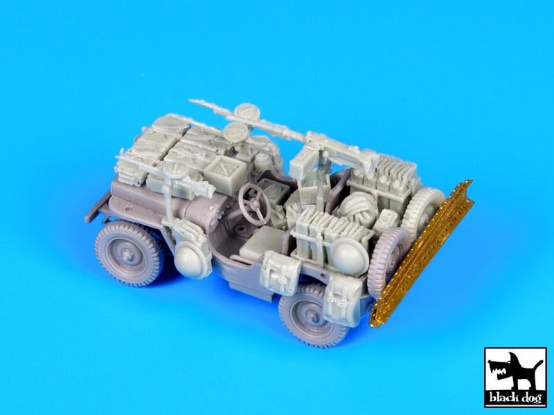 Black Dog T72063 British SAS jeep North Africa 1942 for Dragon 1/72 – immagine 4