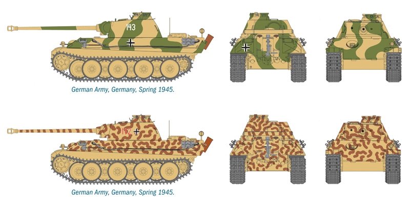 Italeri 7504 PZ. KPFW. V PANTHER AUSF.G 1/72 – Bild 3
