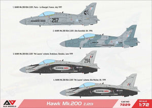 A&amp;amp;A Models 7229 Hawk 200 ZG201 - Light Multirole Fighter 1/72 – image 2