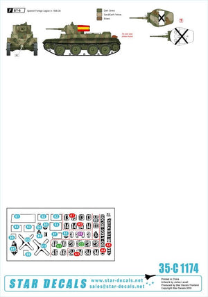 Star Decals 35-C1174 Spanish Civil War # 6 1/35 – immagine 2