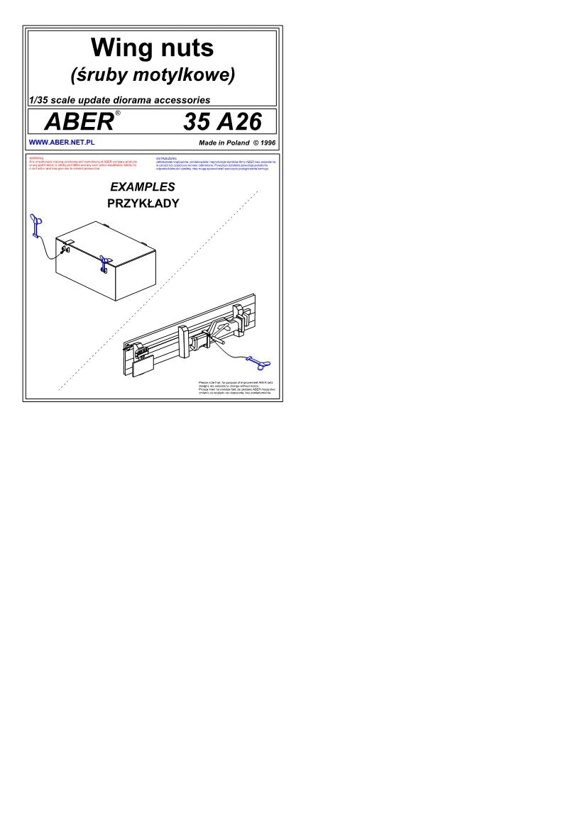 Aber 35A026 Wing Screws (1/35) – image 4