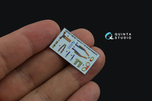 Quinta Studio QD72100 F-104G 3D-Printed &amp;amp; coloured Interior on decal paper (Hasegawa) 1/72 – Bild 7