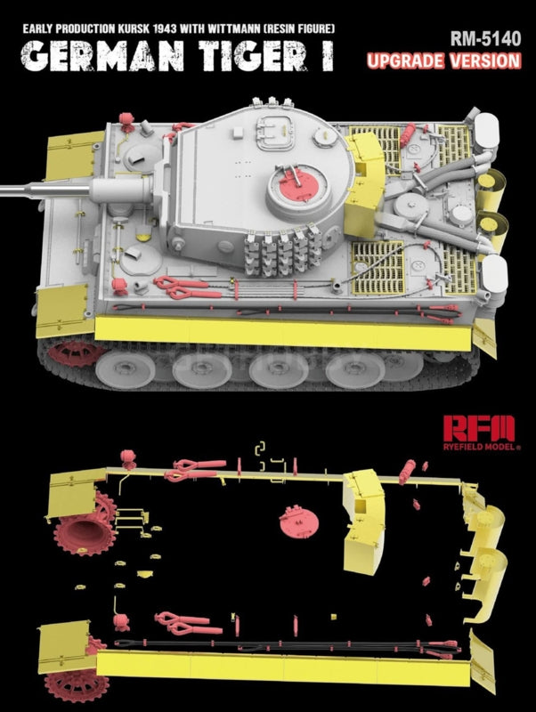 Rye Field Model 5140 Tiger I Early Production Wittmann Kursk 1943 Upgrade Version 1/35 – Bild 4