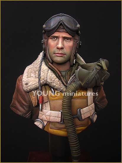 Young Miniatures YM1815 B-17 Waist Gunner ETO, 1944 1/10 – zdjęcie 2