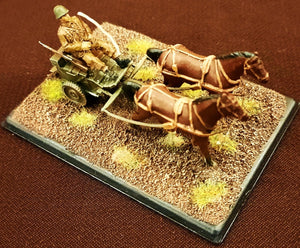 First to Fight First To Fight PL092 Two horse cart for Bofors 37mm wz.36 1/72 – immagine 4