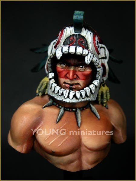 Young Miniatures YH1819 Aztec Warrior 1/10 – Bild 4
