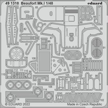 Eduard BIG49360 Beaufort Mk. I PARTIE I ICM 1/48 – image 2