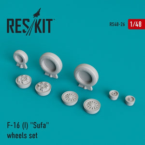 RESKIT RS48-0026 F-16 (I) &amp;quot;Sufa&amp;quot; wheels set 1/48