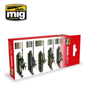 AMMO Mig 7161 Couleurs de camouflage russes modernes Vol. 2 (6 x 17 ml) – image 2