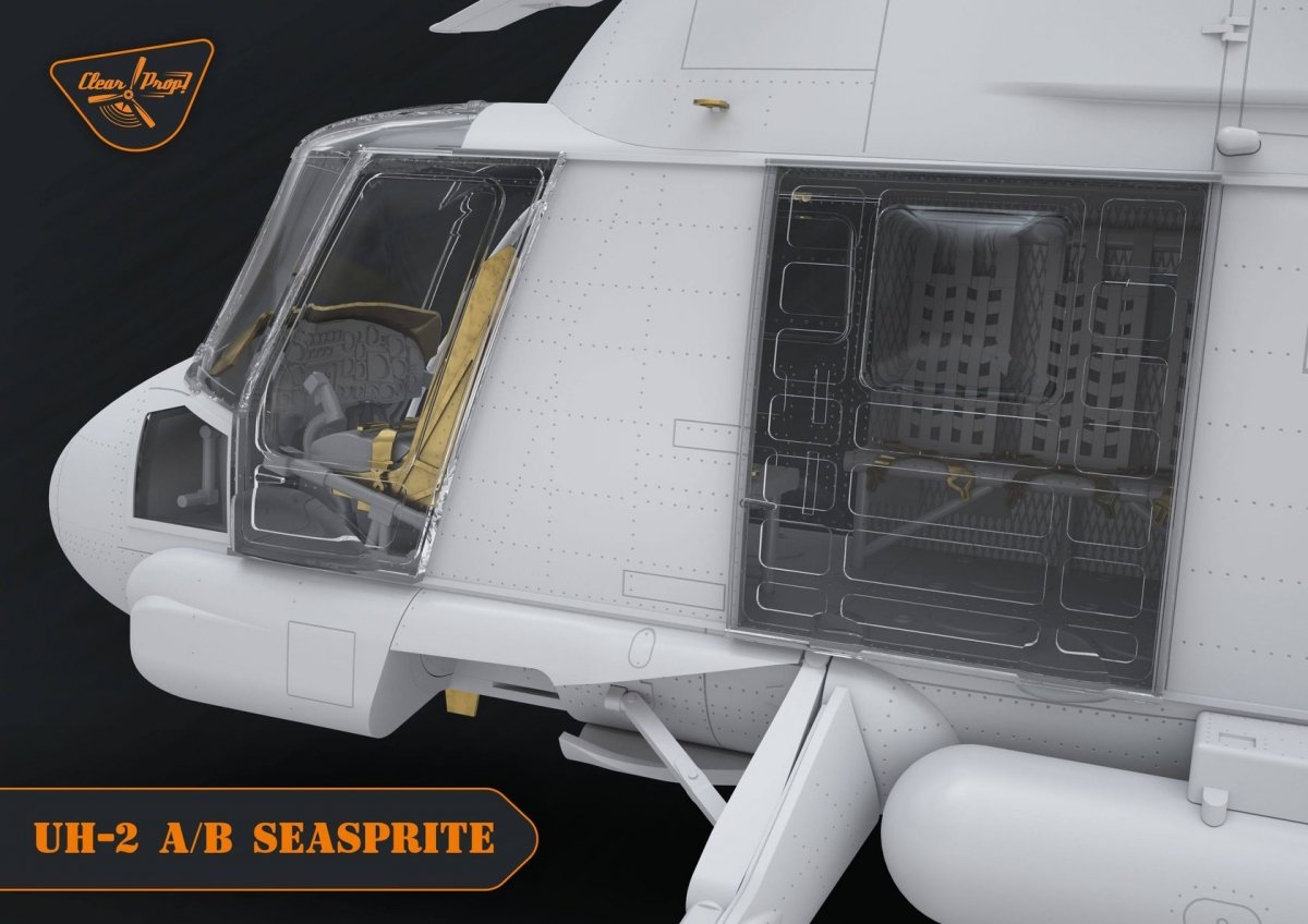 Clear Prop! CP72002 UH-2 A/B Seasprite ADVANCED KIT 1/72 – image 5