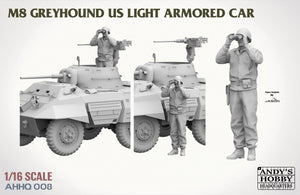 Andy&amp;#39;s Hobby Headquarters AHHQ-008 M8 Greyhound US light Armored Car 1/16 – immagine 6
