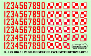 ModelMaker Decals D48150 MiG-21 in Polish service Exclusive edition part I 1/48 – imagen 5