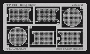 Eduard TP003 King Tiger 1/35 Tamiya