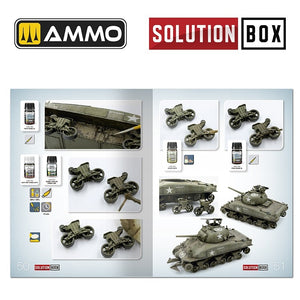 AMMO by Mig Jimenez 7728 SOLUTION BOX 22 – WWII USA ETO. Colors and Weathering System – image 13
