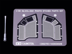 Tamiya 35270 Sd.Kfz.222 w/Photo Etched Parts 1/35 – immagine 4