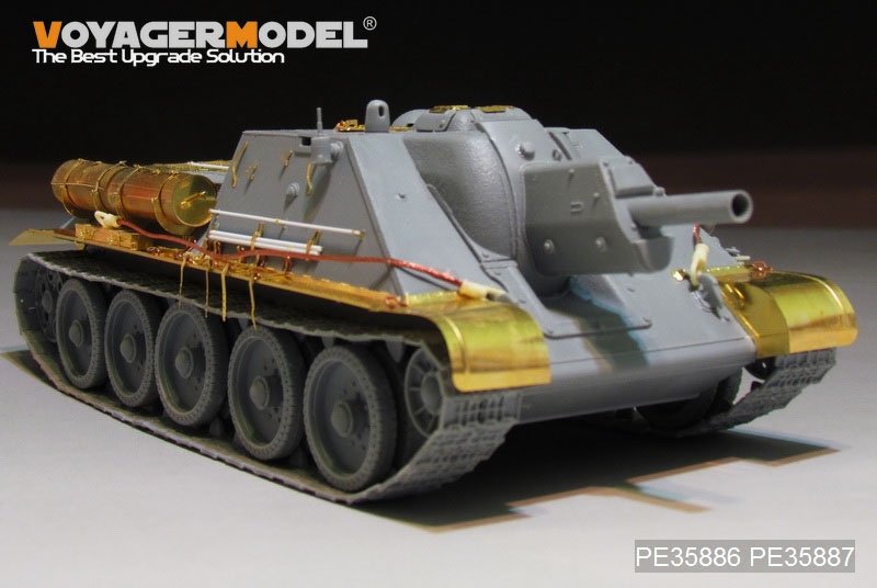 Voyager Model PE35887 WWII Russia SU-122 fenders for MINIART 1/35 – Bild 2