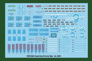 Hobby Boss 83416 Soviet Aircraft Carrier Baku 1/700 – immagine 5
